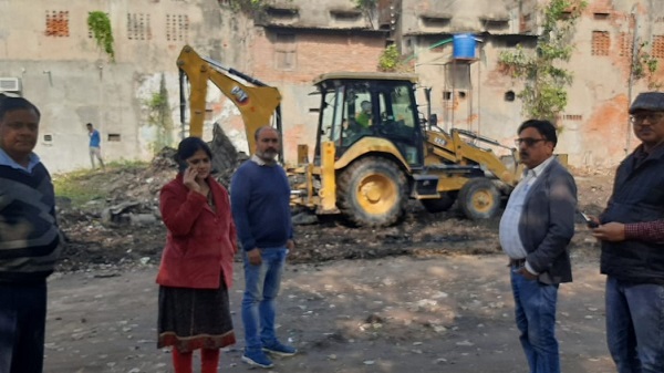 Encroachment removed in Kashi