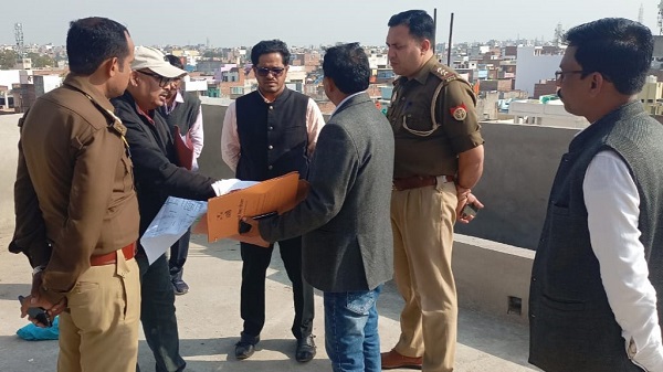 Varanasi illegal building inspected