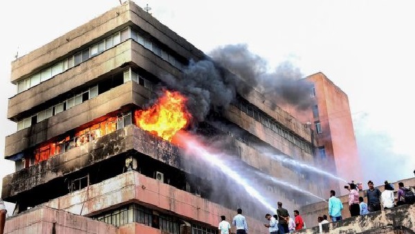 Fire in Bhpal Mantralaya