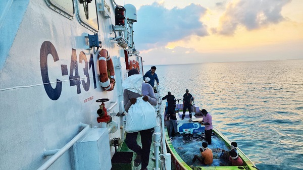 Indian Coast Guard Seized Hashish