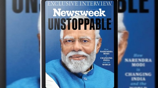 PM Modi on the cover page of Newsweek: US की मैगजीन न्यूजवीक ने पी एम मोदी को कवर पेज पर दिया स्थान