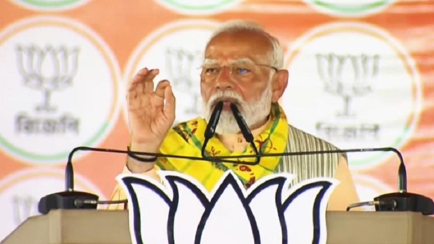 PM Modi Speech: ममता बनर्जी वोट बैंक के लिए हमारे संतों को गालियां दे रही है: पीएम मोदी 1 pm speech 884x497 1