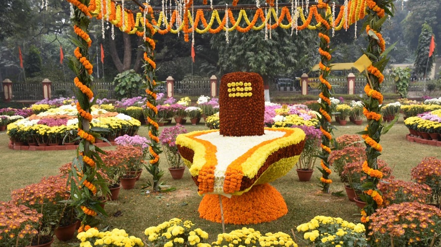Malviya Flower Show: बी एच यू मे तीन दिवसीय मालवीय पुष्प प्रदर्शनी शुरु 1 Malviya Flower Show