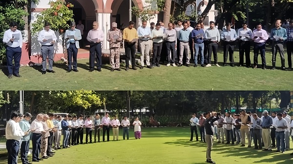 Vande Mataram: “वंदे मातरम्” के 150 वर्ष पूर्ण होने पर राजकोट रेल मंडल में स्मरणोत्सव का आयोजन 1 Vande Mataram rjt