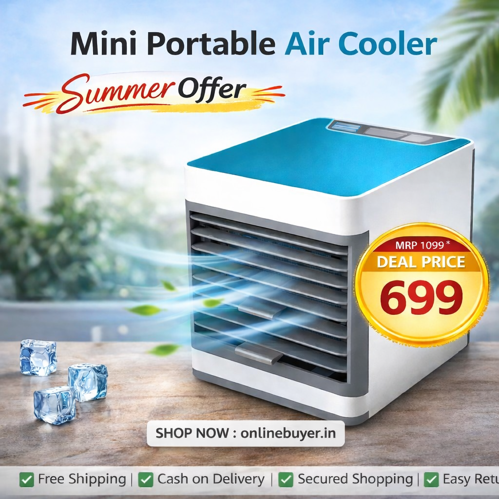 Mini portable cooler shop now: onlinebuyer.in