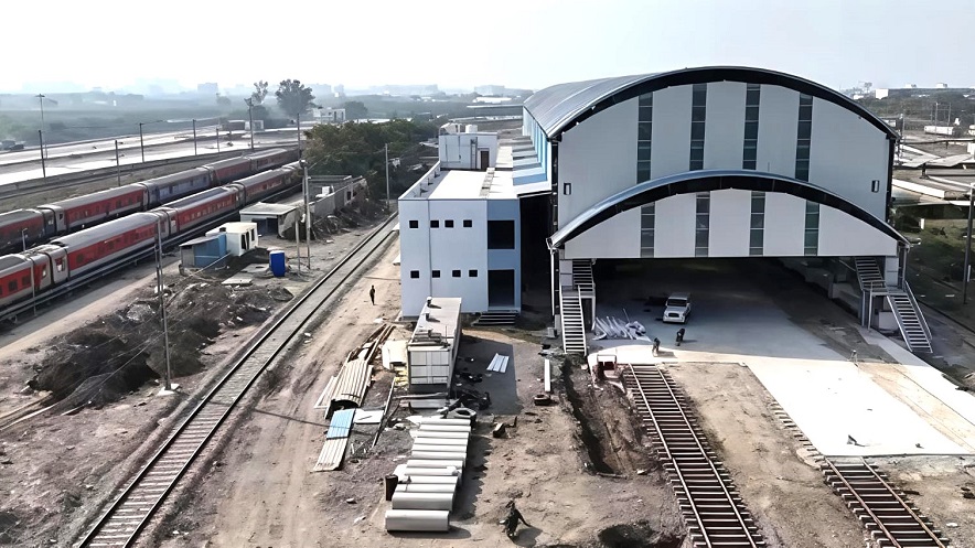 Hapa Yard Wagon Shed: हापा यार्ड में अत्याधुनिक संयुक्त वैगन शेड तैयार 1 Hapa Yard Wagon Shed