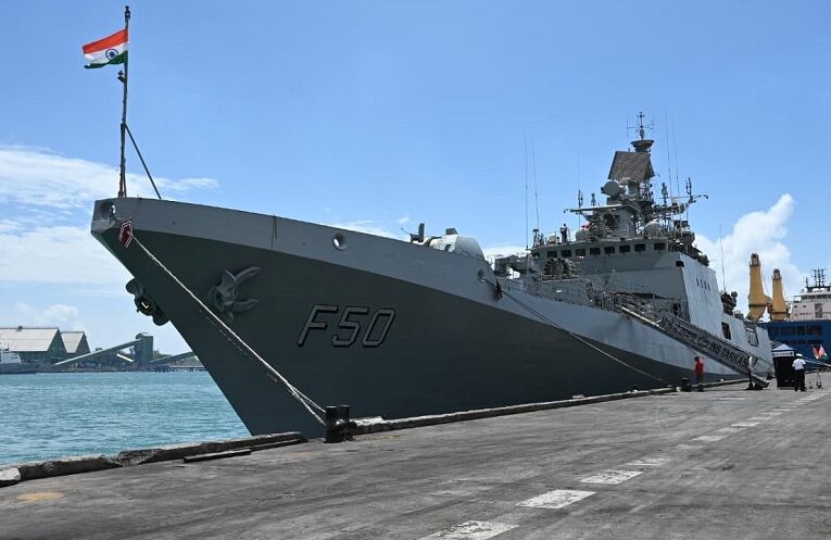 INS Tarkash: आईएनएस तरकश मॉरीशस के पोर्ट लुईस बंदरगाह पहुंचा